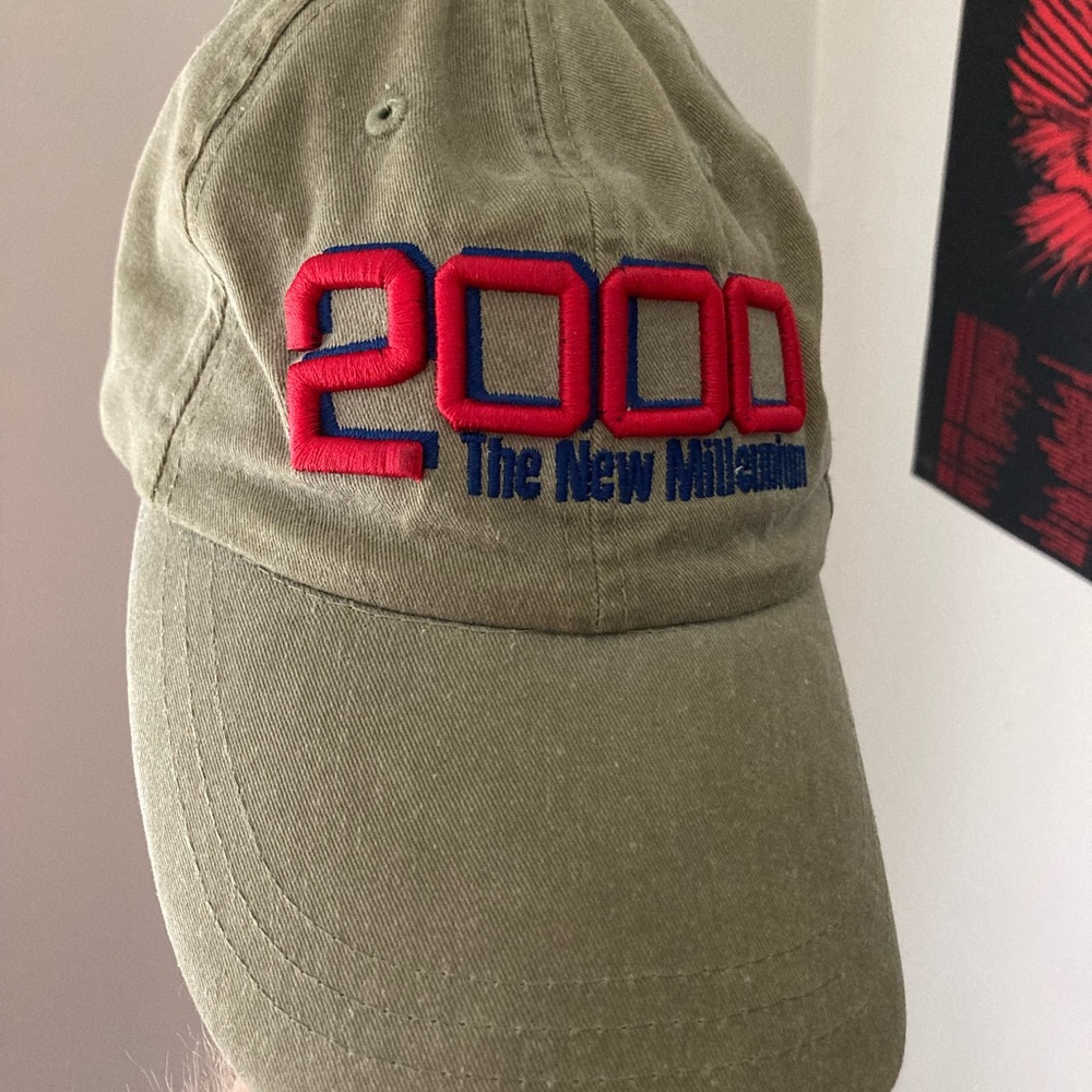 2000 The New Millenium Khaki Cap